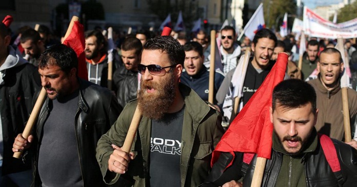 Greek workers walk off job in 2nd general strike in a month